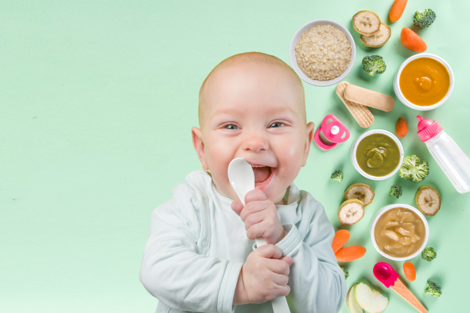 Alimentación complementaria recomendable en bebés